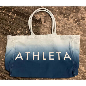 Athleta Ombre Canvas Tote Gym Bag